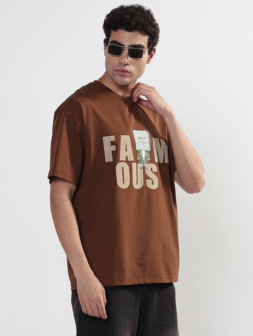 men printed short sleeves loose fit t-shirt - 21933626 - Standard Image - 2