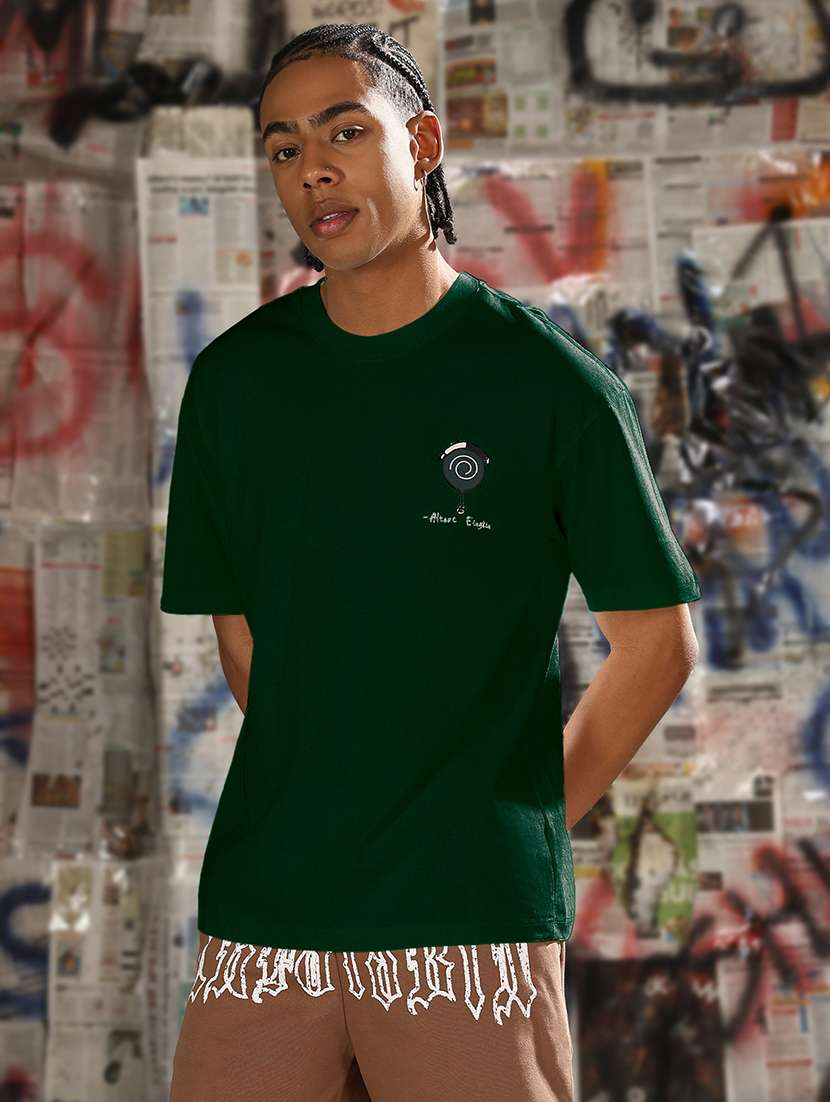 men printed short sleeves loose fit t-shirt - 21933642 -  Standard Image - 2