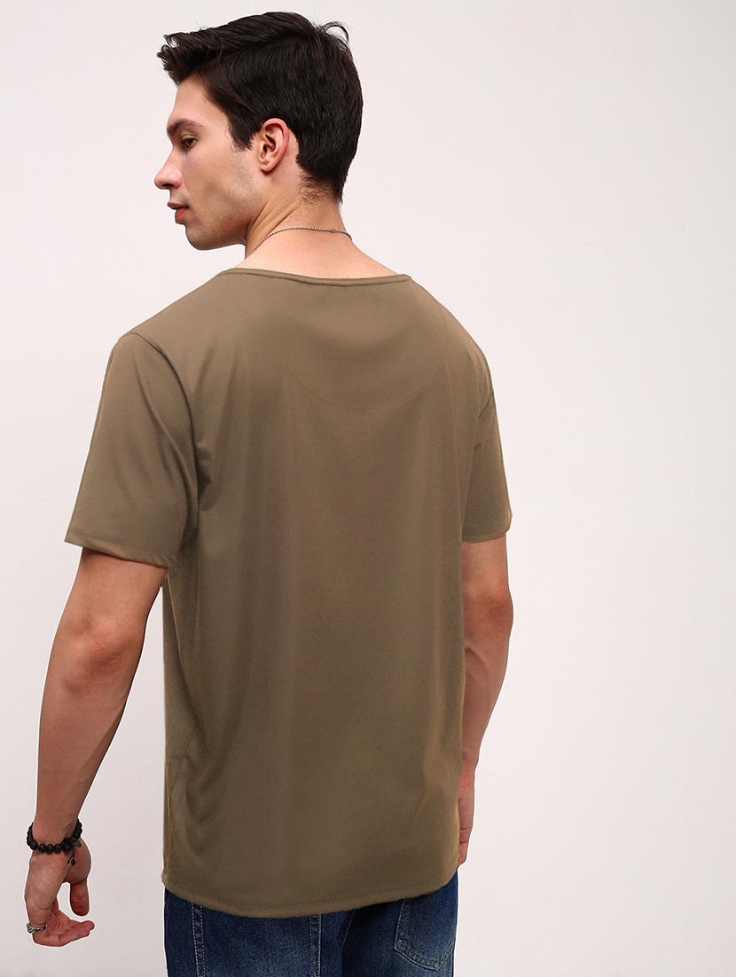 men solid short sleeve loose fit t-shirt - 21933655 - Standard Image - 2