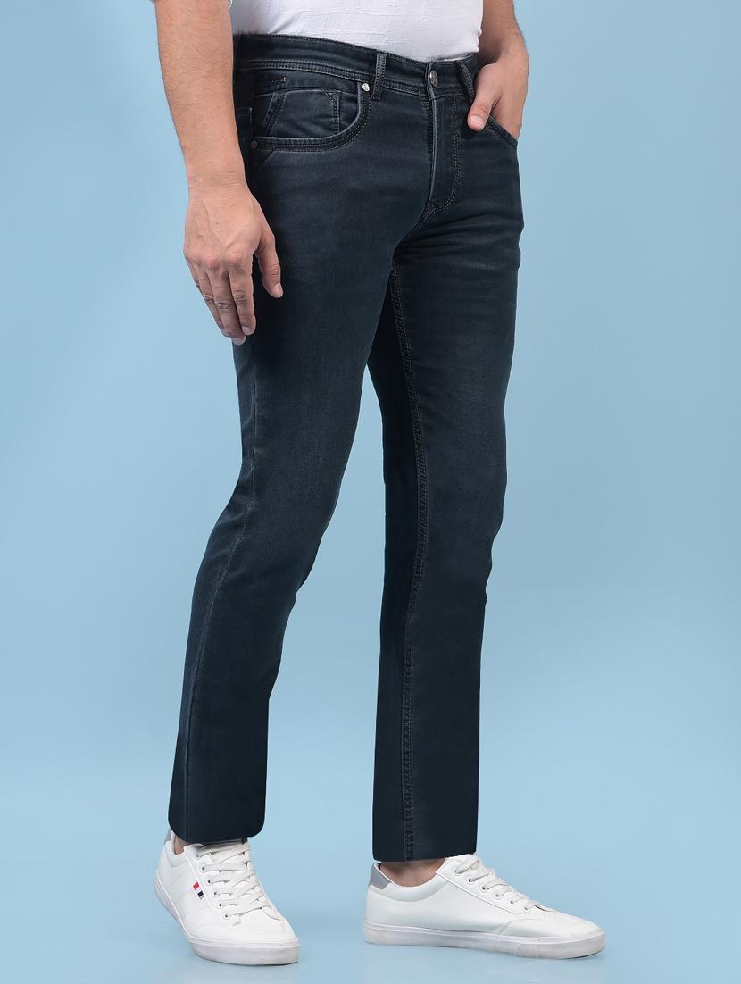 men solid mid rise slim fit jean - 21933801 - Standard Image - 2