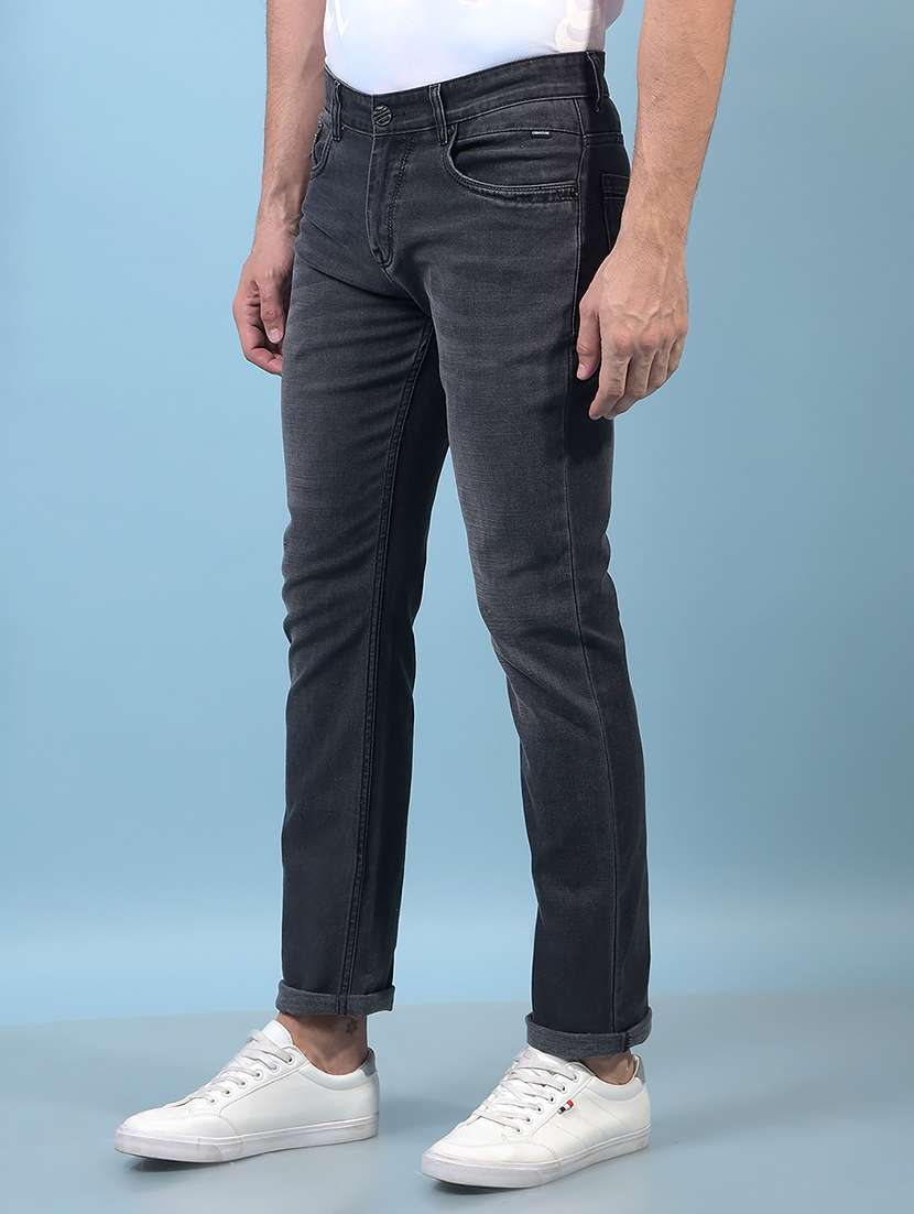 men solid mid rise slim fit jean - 21933808 -  Standard Image - 2