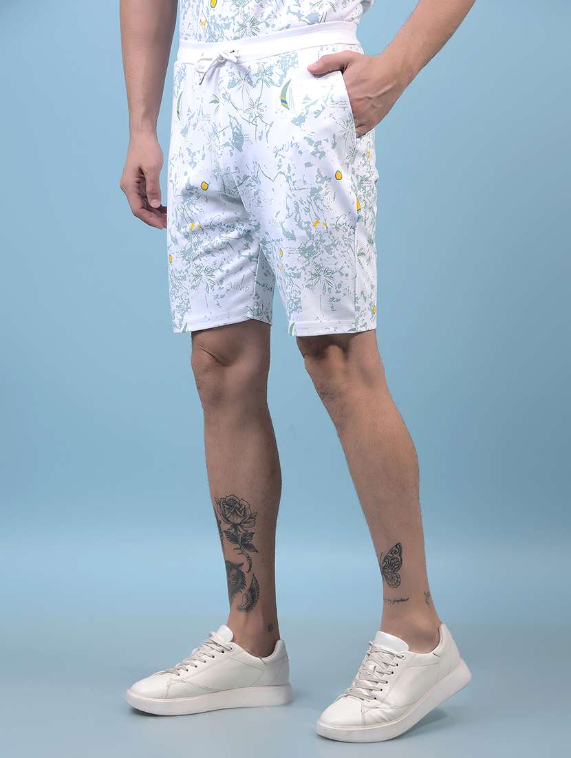 men printed mid rise regular fit shorts - 21933902 -  Standard Image - 2