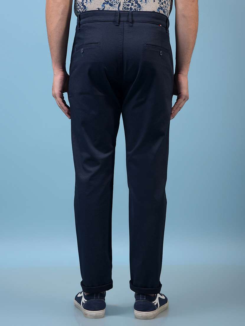 men solid mid rise flat front casual chinos  - 21933906 -  Standard Image - 2