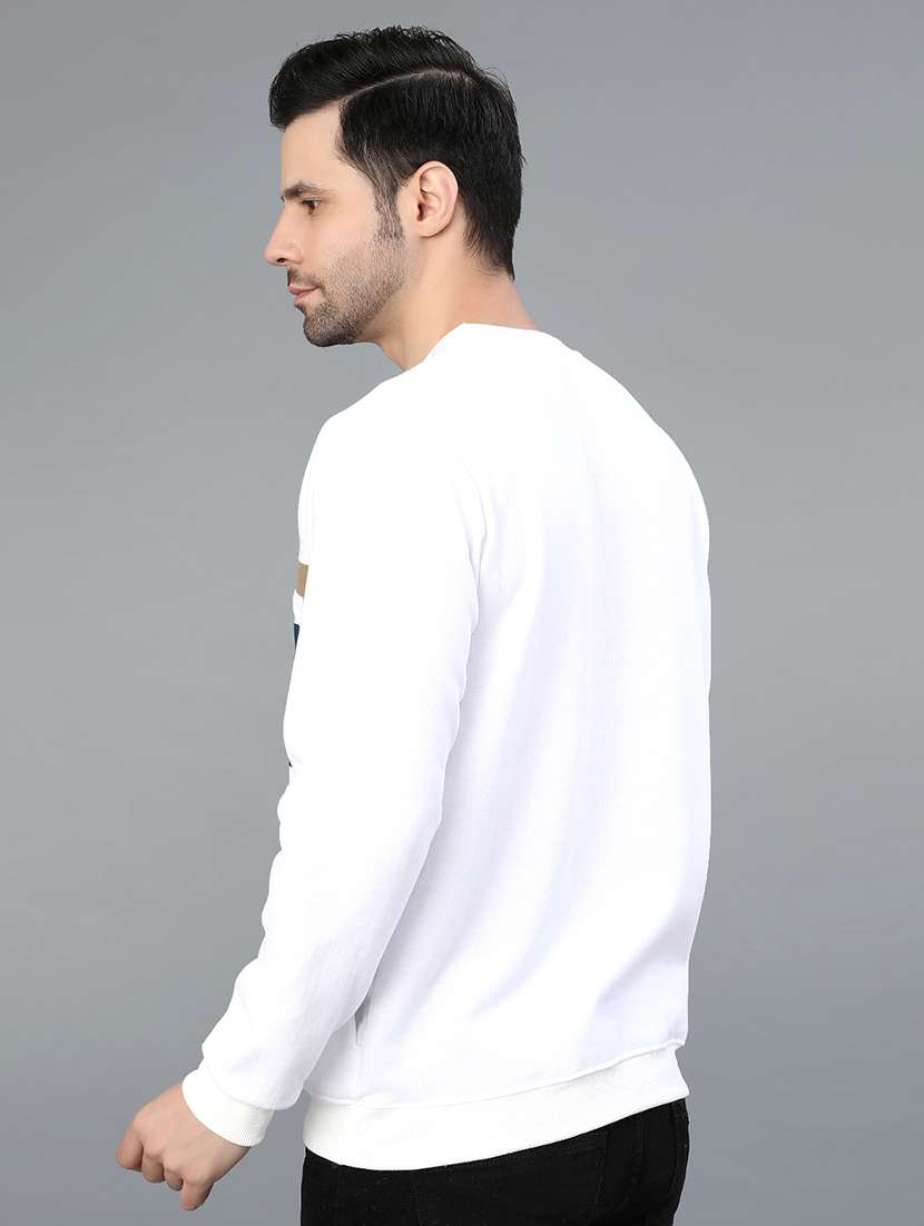 men printed long sleeve sweatshirt - 21934113 -  Standard Image - 2