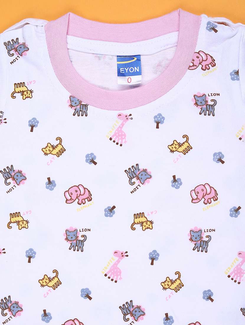 boys printed t-shirt & dungaree casual wear set - 21934148 -  Standard Image - 2