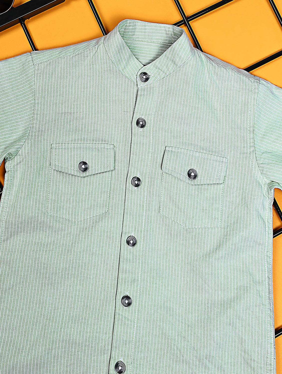 boys striped long sleeve casual shirt - 21934706 - Standard Image - 2