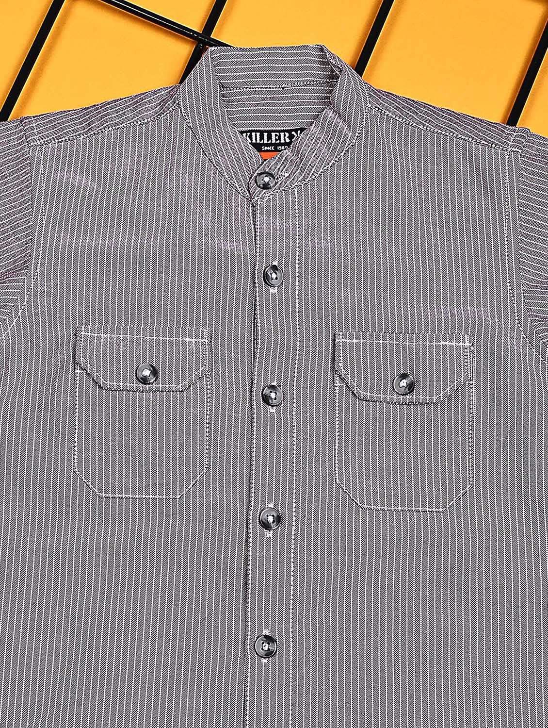 boys striped long sleeve casual shirt - 21934710 -  Standard Image - 2