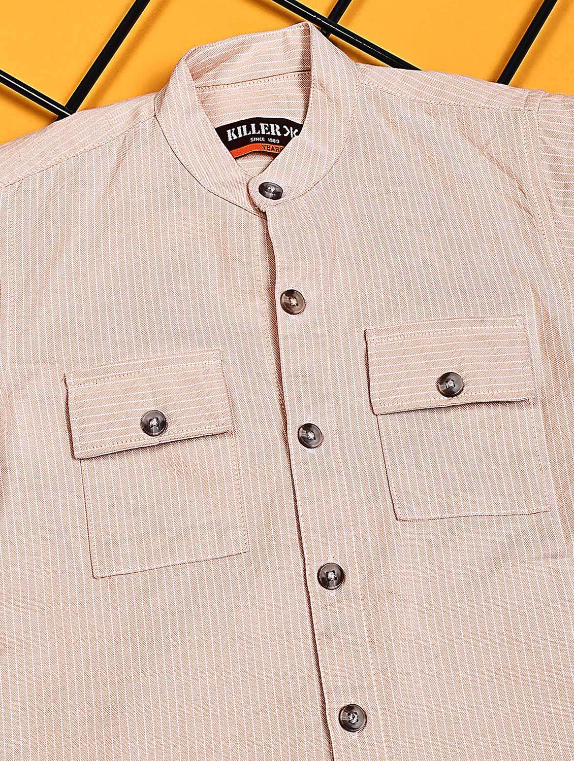 boys striped long sleeve casual shirt - 21934711 -  Standard Image - 2