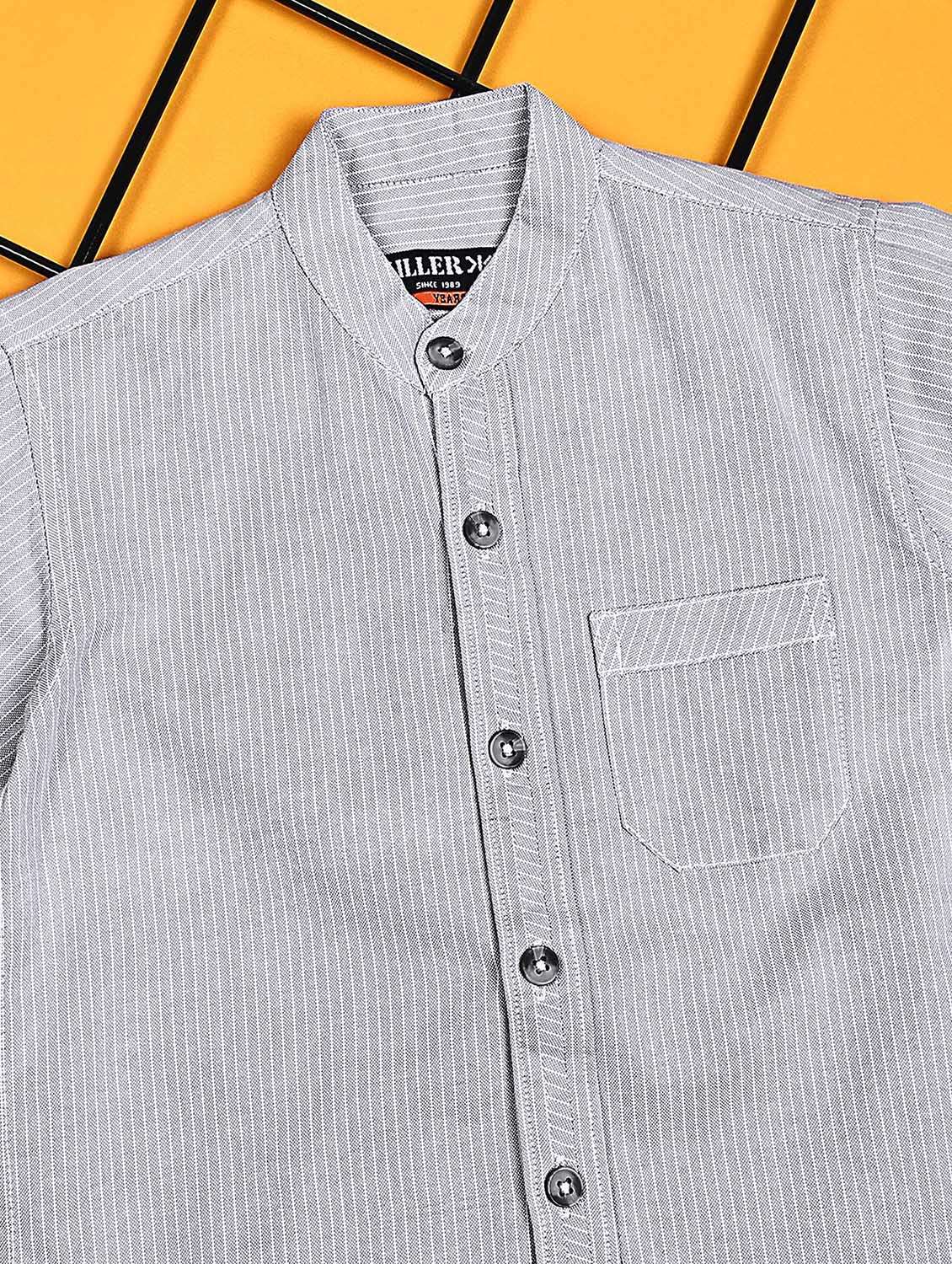 boys striped long sleeve casual shirt - 21934712 - Standard Image - 2