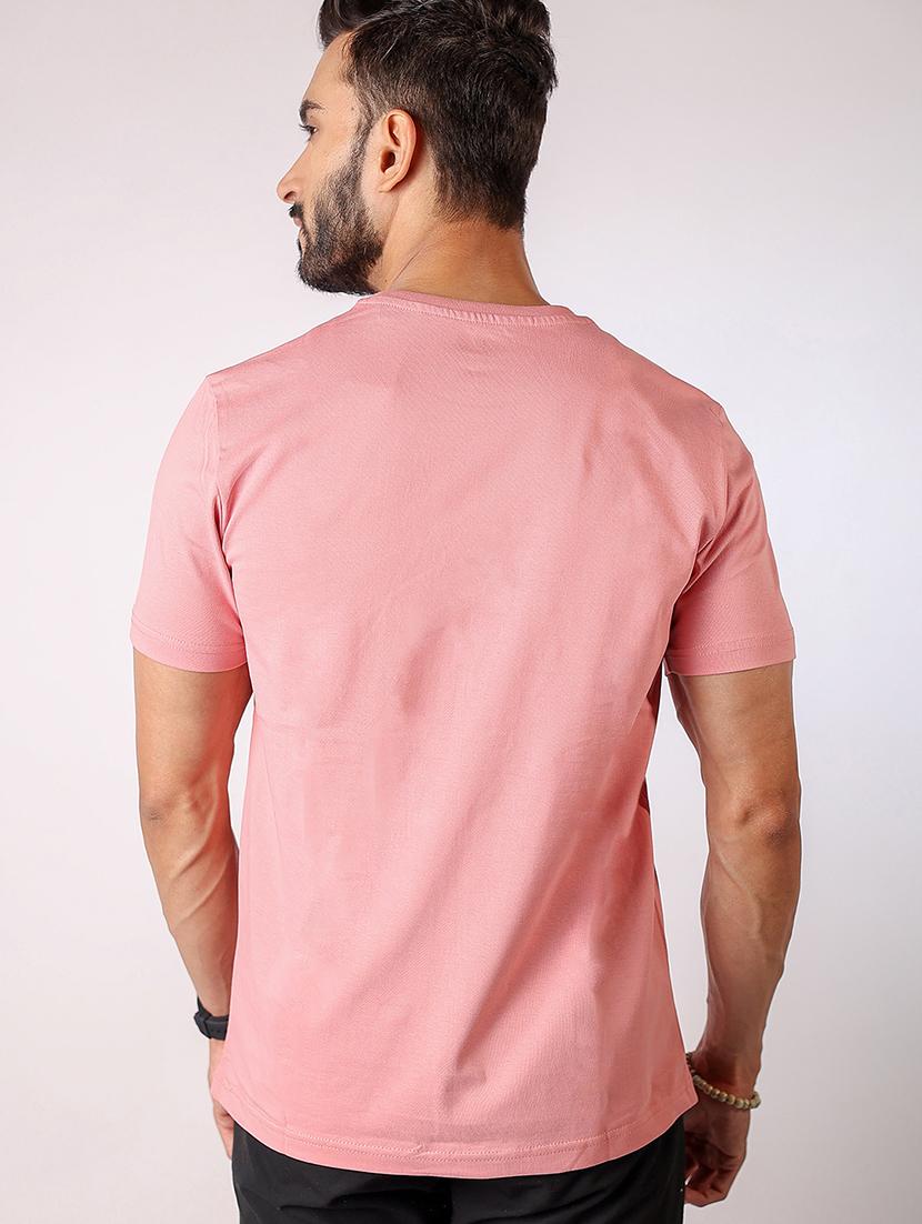 men front print round neck regular fit t-shirt - 21934740 - Standard Image - 2