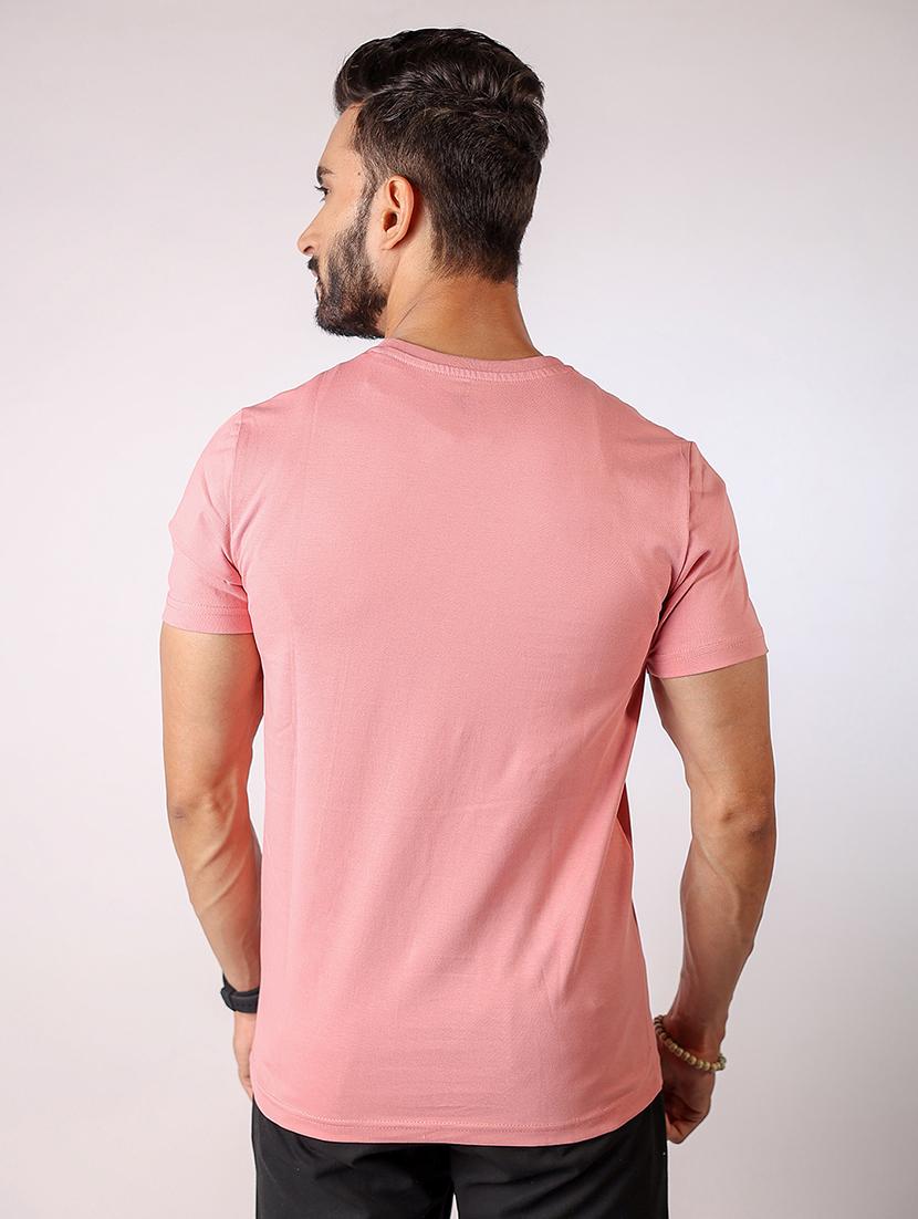 men front print round neck regular fit t-shirt - 21934741 - Standard Image - 2
