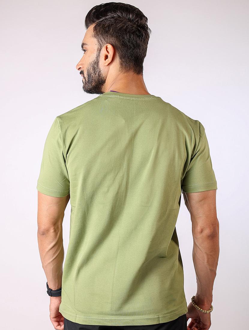 men front print short sleeve t-shirt - 21934745 - Standard Image - 2