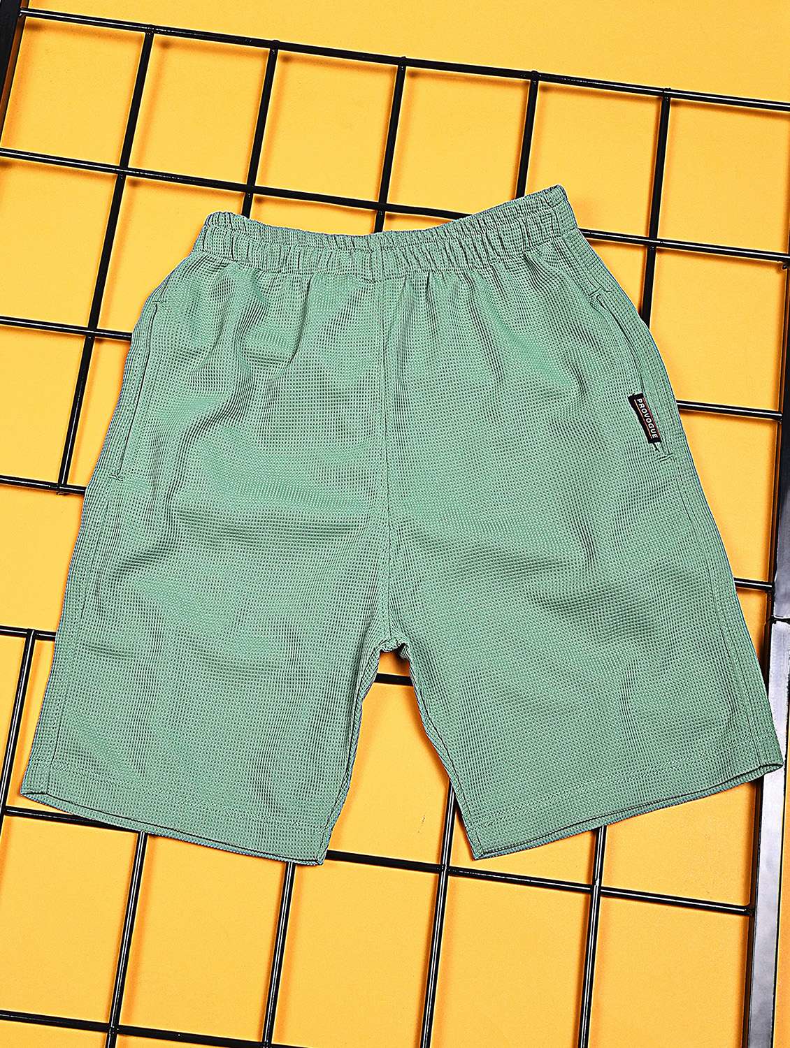 boys solid shirt & shorts co-ords set - 21934751 - Standard Image - 2
