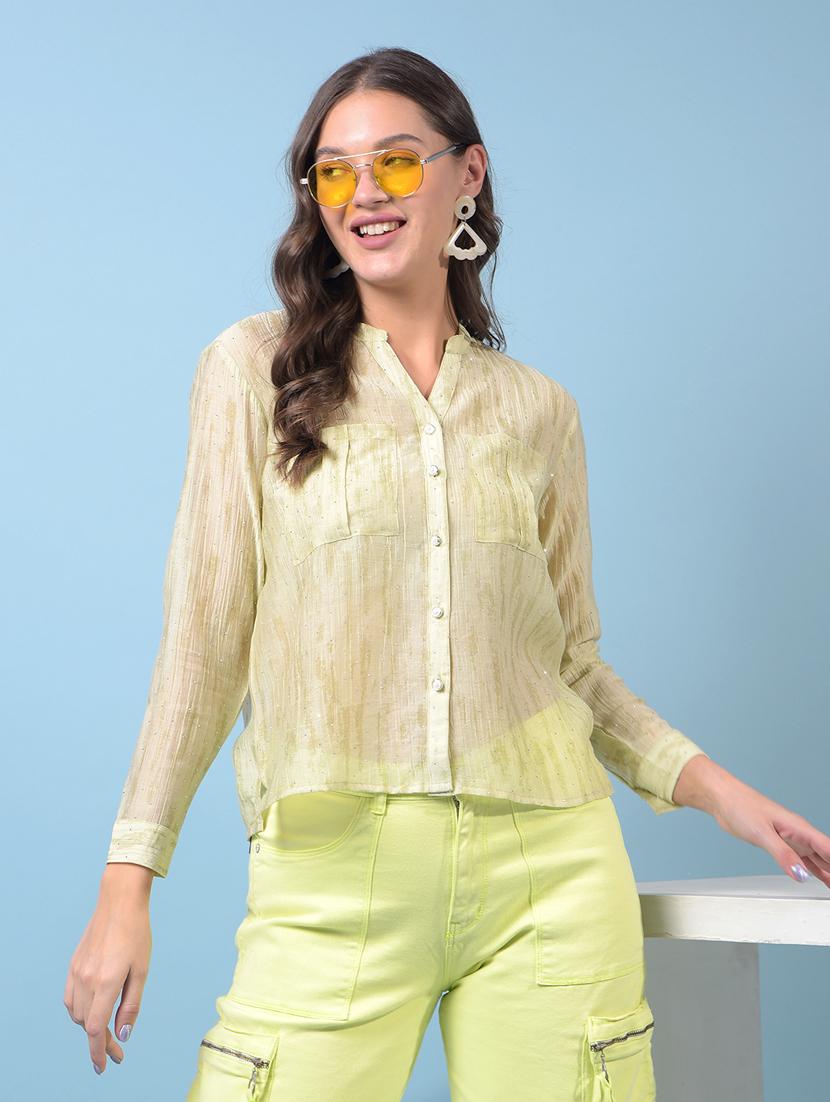 women printed long sleeve regular shirt - 21934787 - Zoom Image - 0