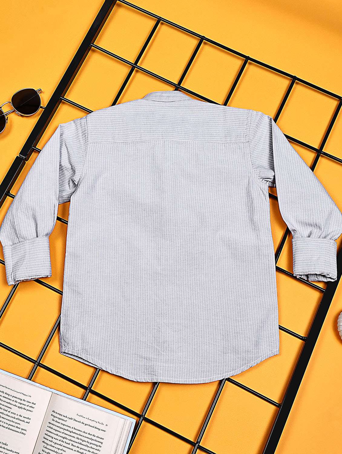 boys pack of 2 striped long sleeve casual shirt - 21934903 -  Standard Image - 2