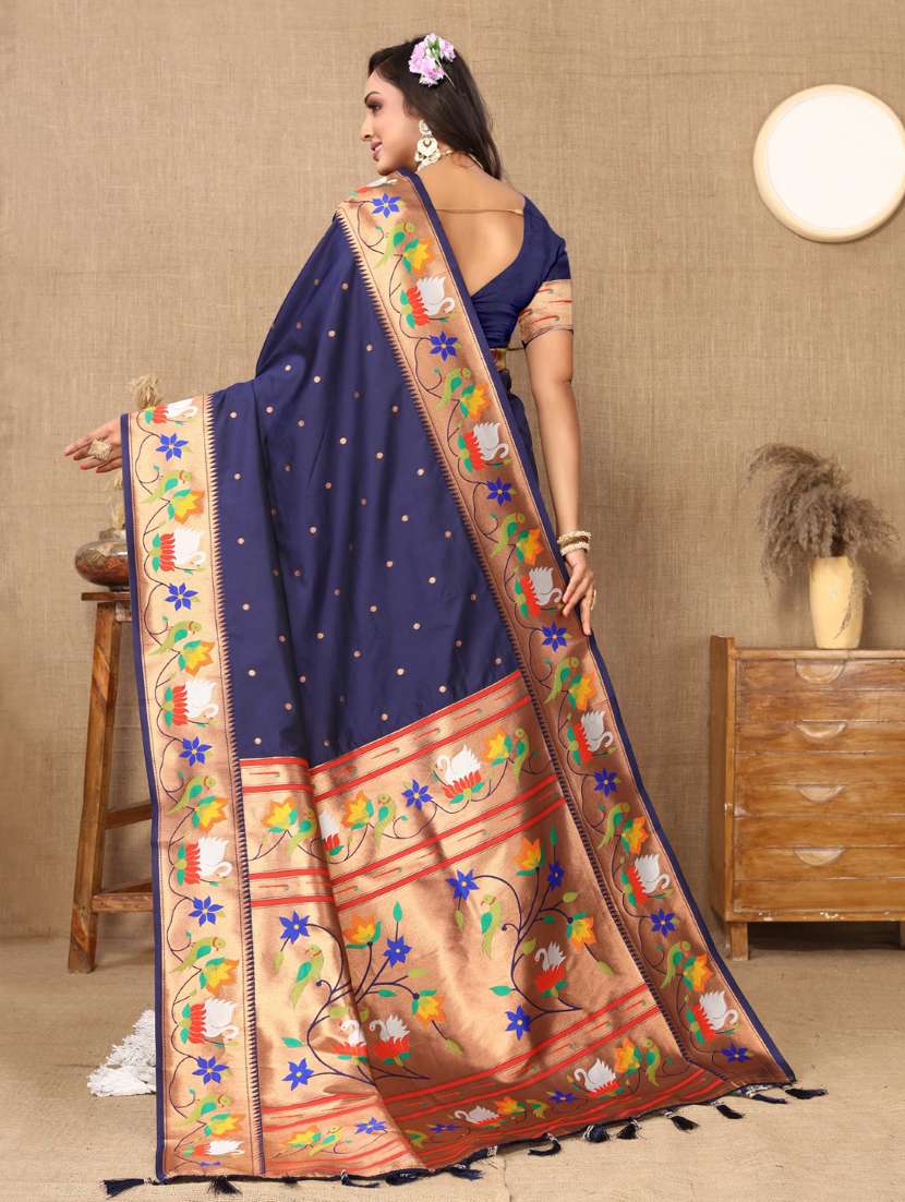 women self design paithani saree with blouse - 21935191 -  Standard Image - 2