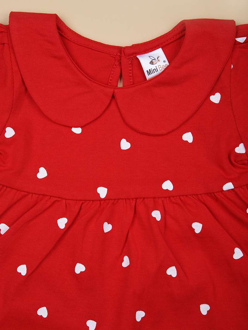 kids printed long sleeve frock with bloomer - 21935465 -  Standard Image - 2