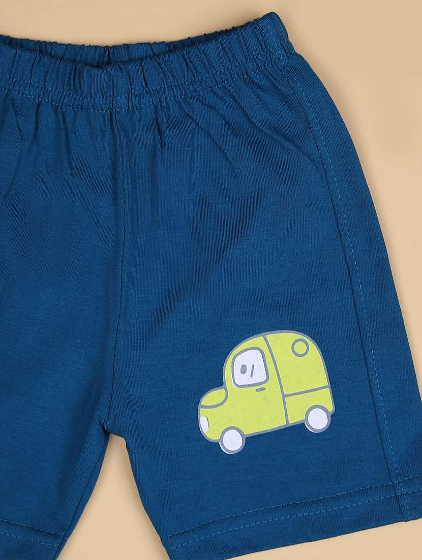 boys printed t-shirt & shorts twin set - 21935467 -  Standard Image - 2