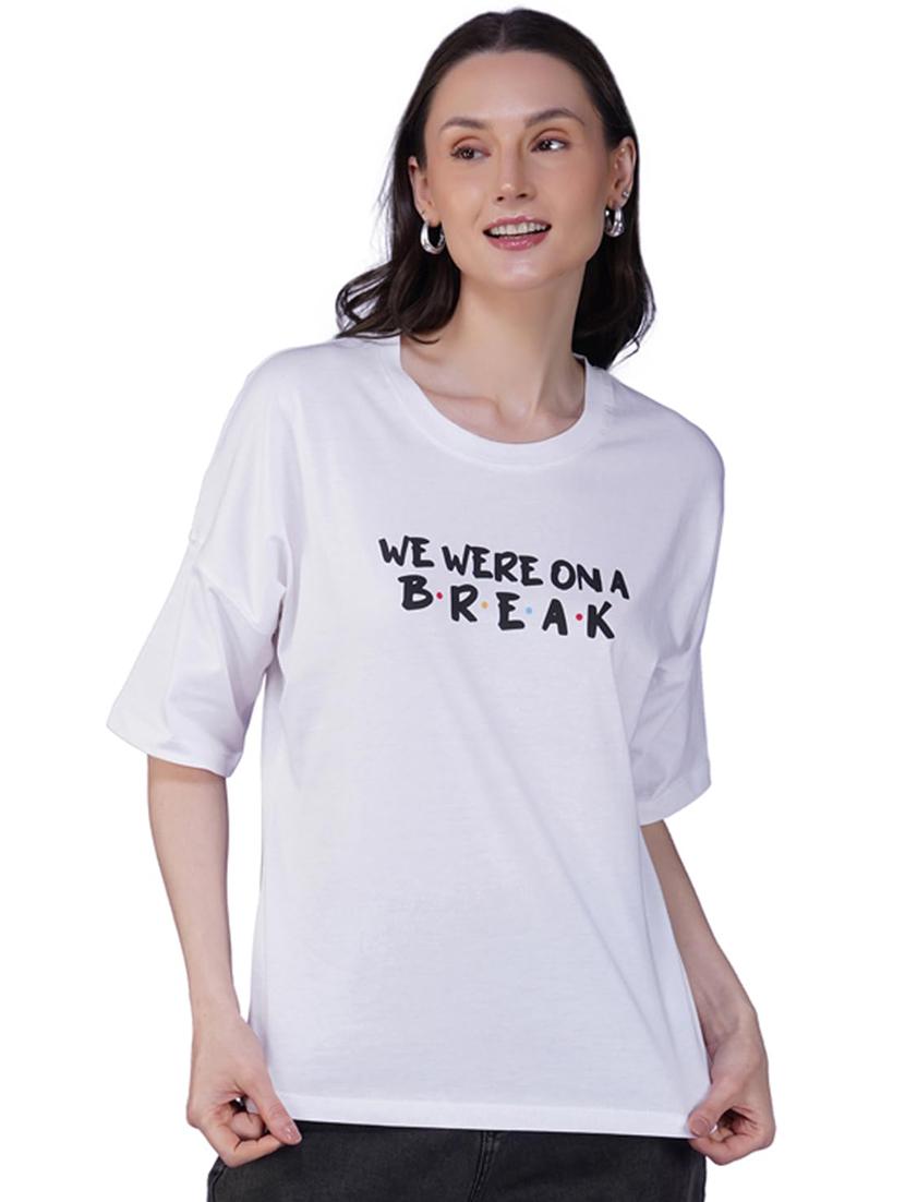 women printed short sleeve regular fit t-shirt - 21935498 - Standard Image - 2