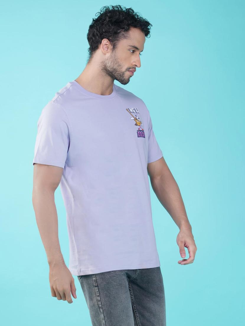 men printed short sleeve regular fit t-shirt - 21935552 - Standard Image - 2