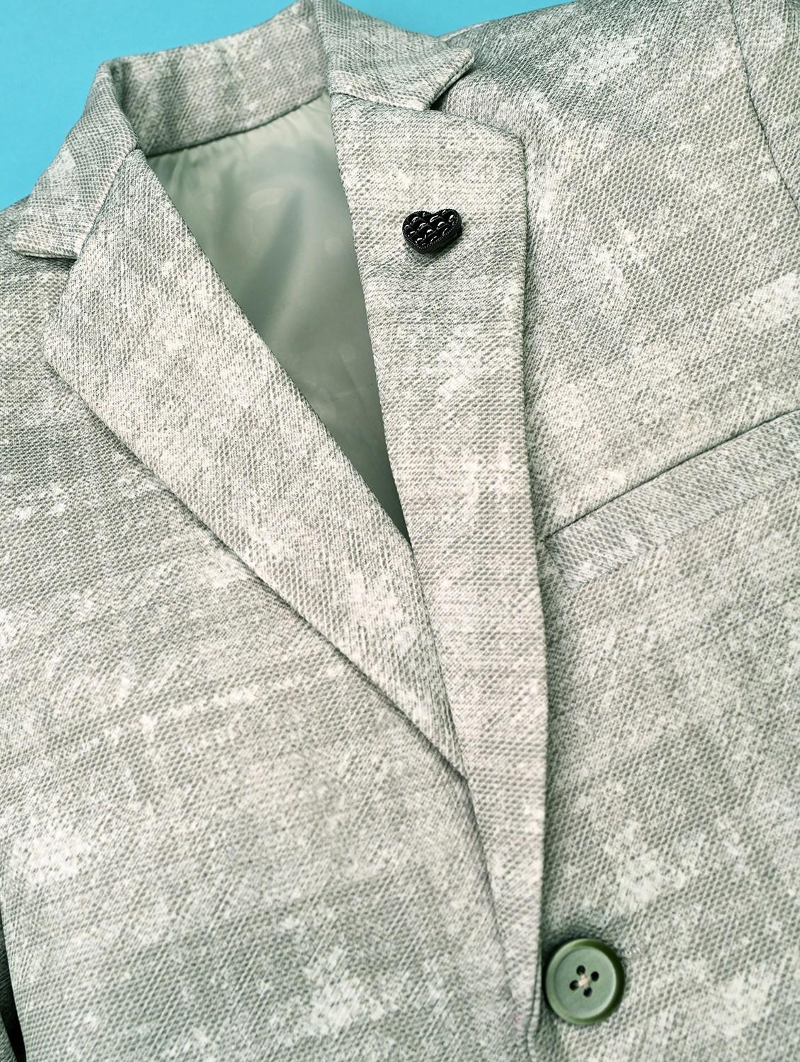 boys printed long sleeve casual blazer - 21935648 - Standard Image - 2