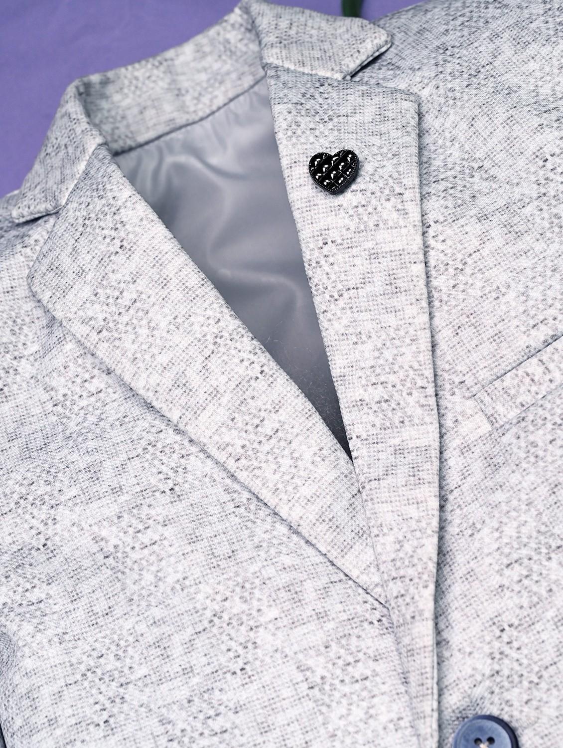 boys self designed long sleeve casual blazer - 21935649 - Standard Image - 2
