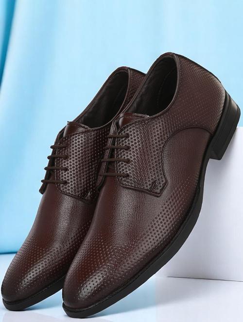 men brown lace-up derby - 21935705 - Standard Image - 0
