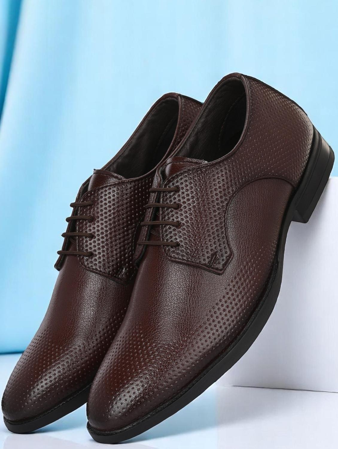 men brown lace-up derby - 21935705 - Zoom Image - 0