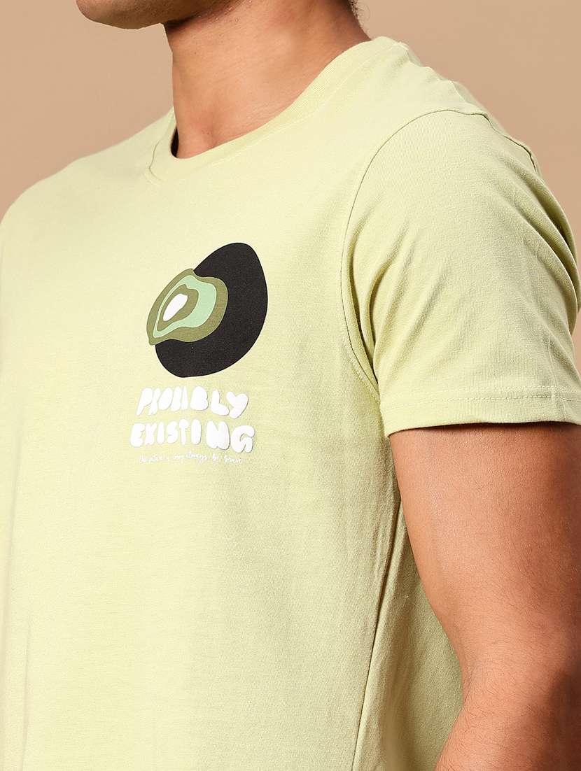 men front & back print round neck regular fit t-shirt - 21935861 -  Standard Image - 2