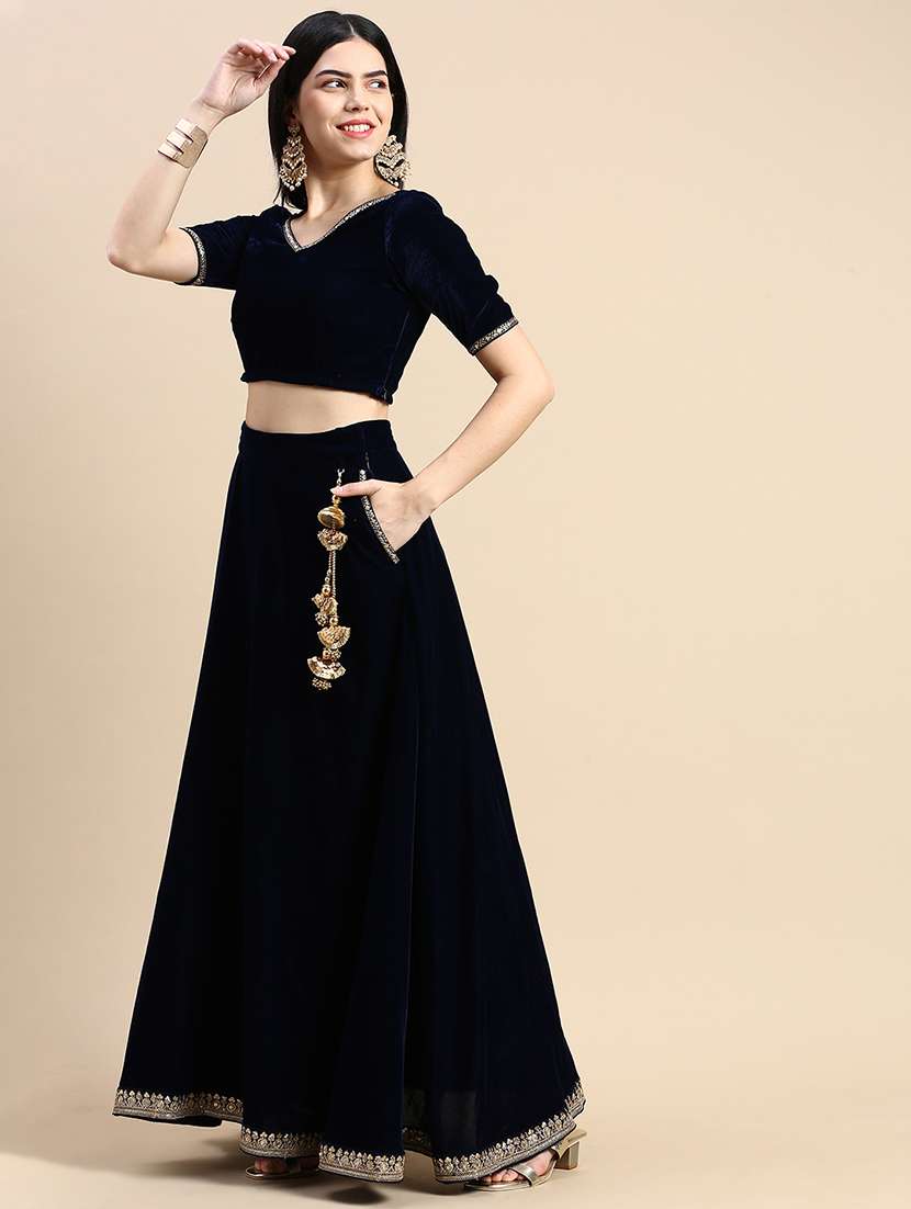 women solid high rise flared skirt - 21935875 -  Standard Image - 2