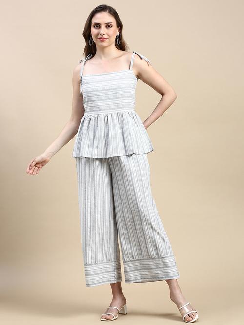women self designed mid rise straight palazzo - 21935970 - Standard Image - 0