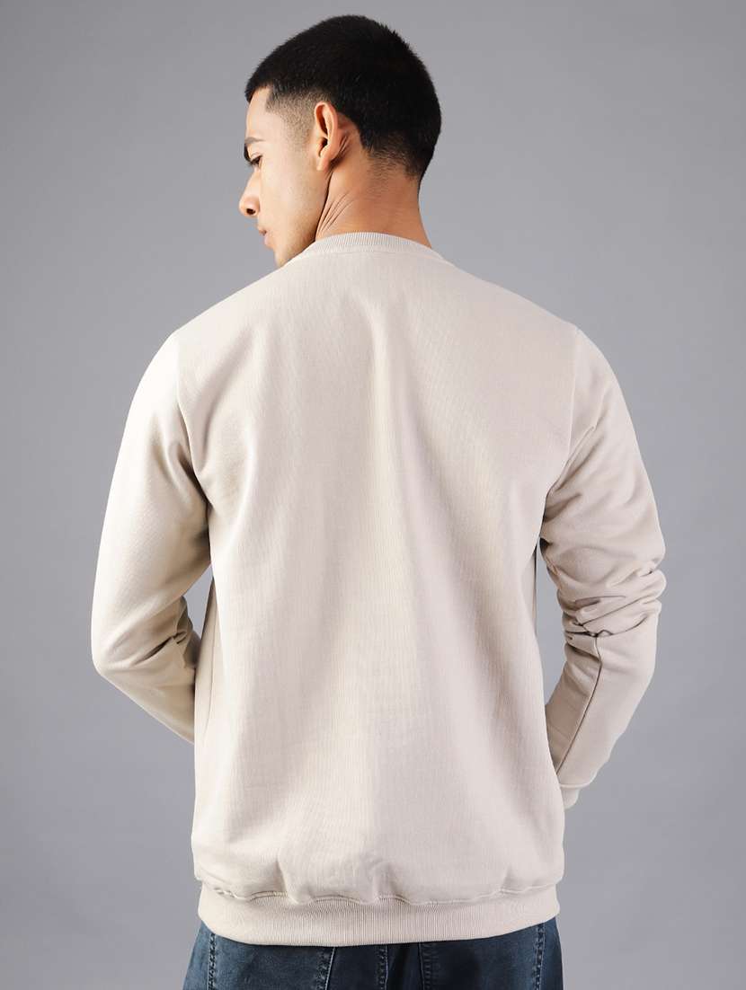 men front print long sleeve sweatshirt - 21936124 -  Standard Image - 2