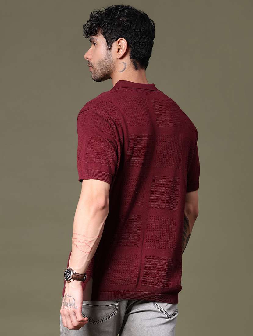 men self design short sleeve regular fit polo t-shirt - 21936588 -  Standard Image - 2