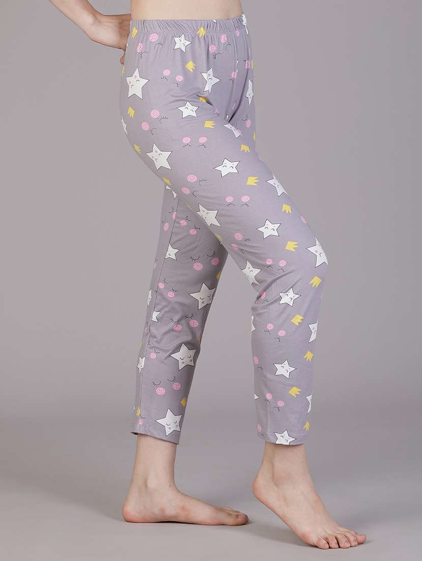 women printed mid rise pajama - 21936599 -  Standard Image - 2