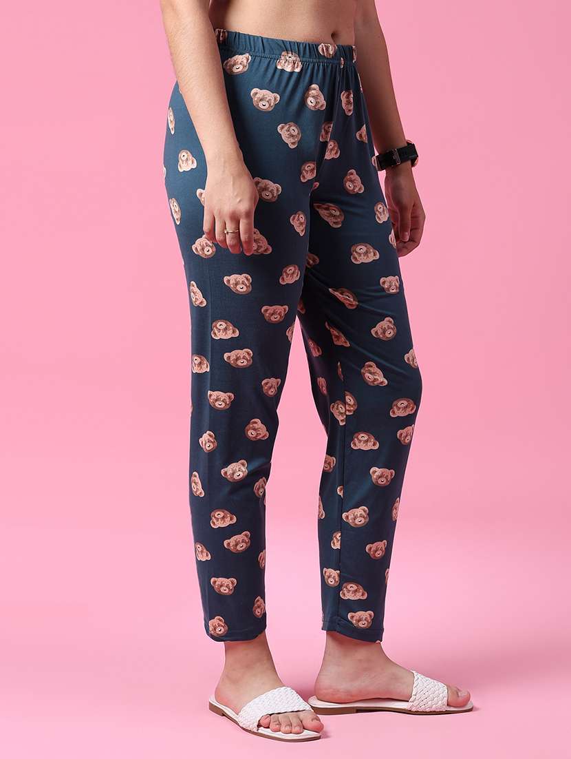 women printed mid rise pajama - 21936601 -  Standard Image - 2