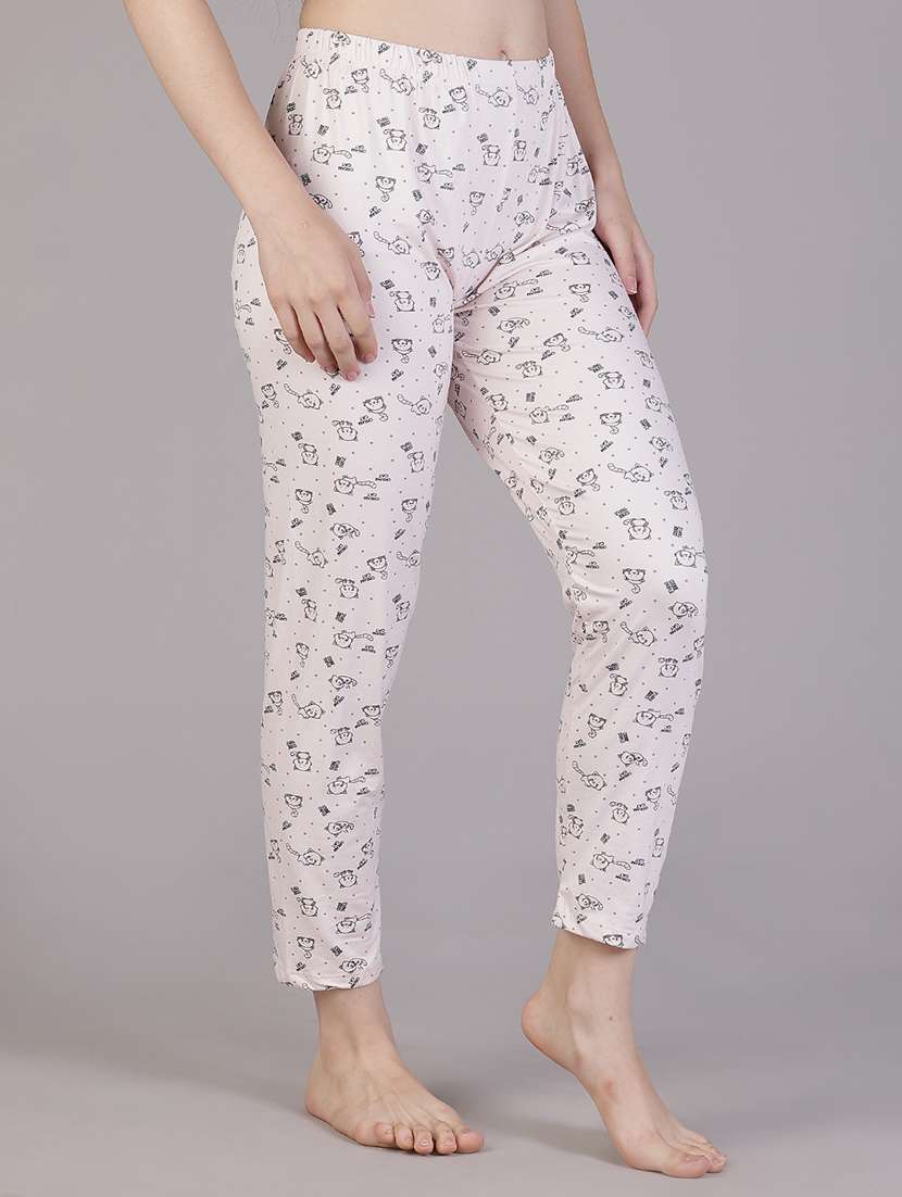 women printed mid rise pajama - 21936619 -  Standard Image - 2
