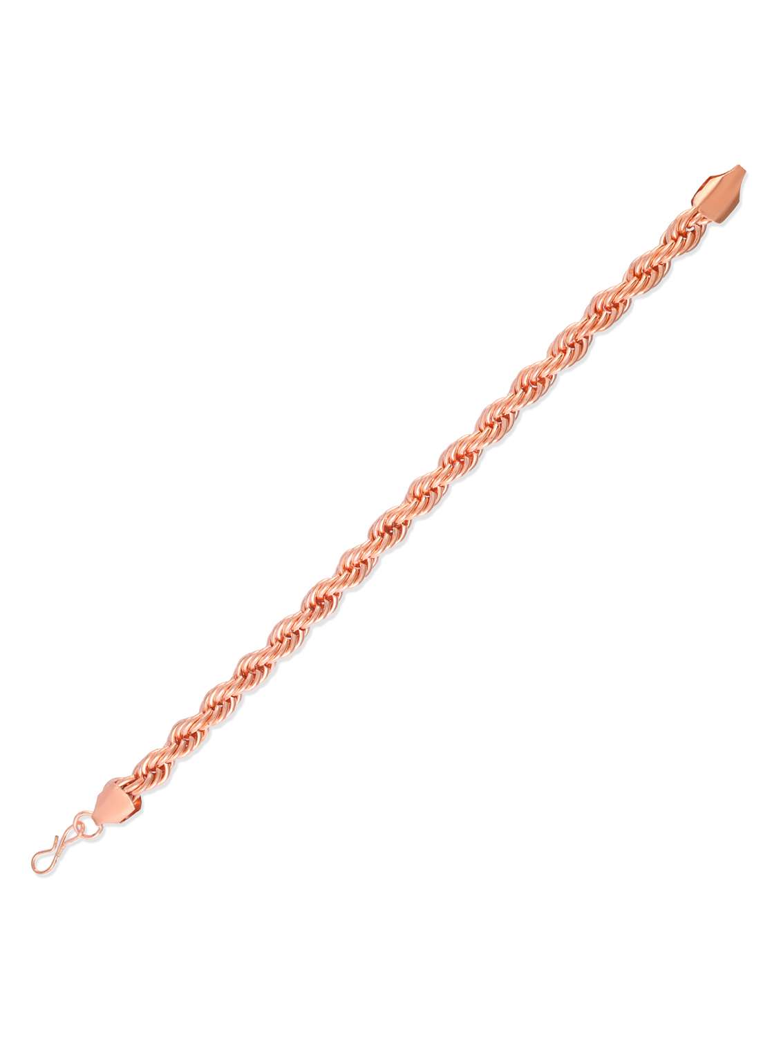 classic copper twisted chain link unisex bracelet - 21936648 -  Standard Image - 2