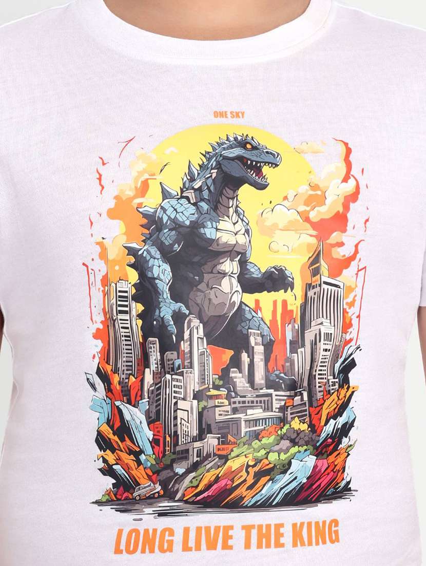 boys printed short sleeve regular fit t-shirt - 21936731 -  Standard Image - 2