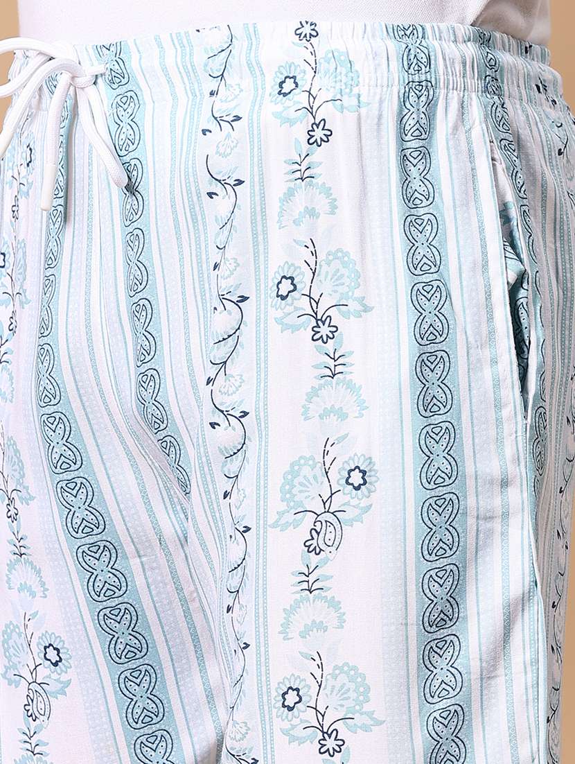 men light blue printed mid rise shorts - 21936805 -  Standard Image - 2