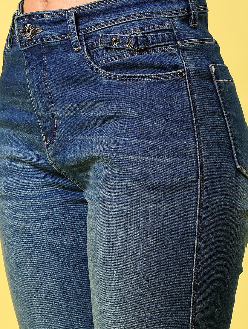 women solid mid rise slim fit jean - 21936843 - Standard Image - 2
