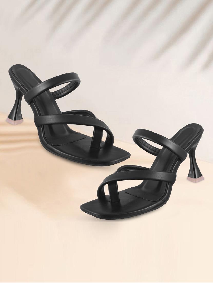 women black slip on sandal