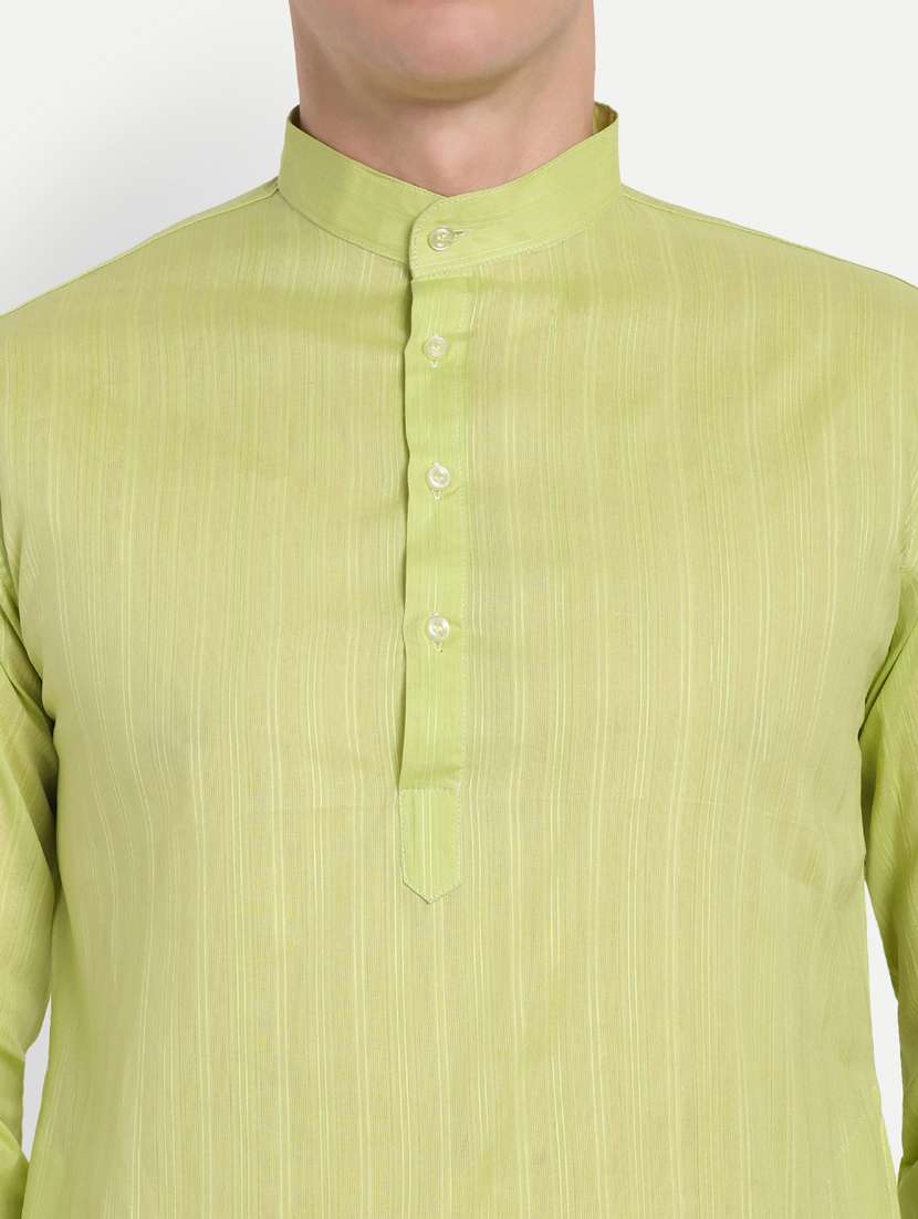 men mandarin neck kurta with trousers ethnic wear set - 21939567 -  Standard Image - 2