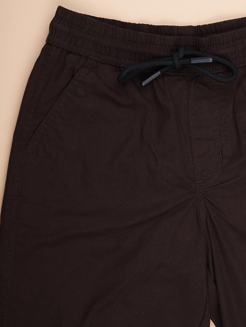 boys solid mid rise regular fit shorts - 21939654 - Standard Image - 2