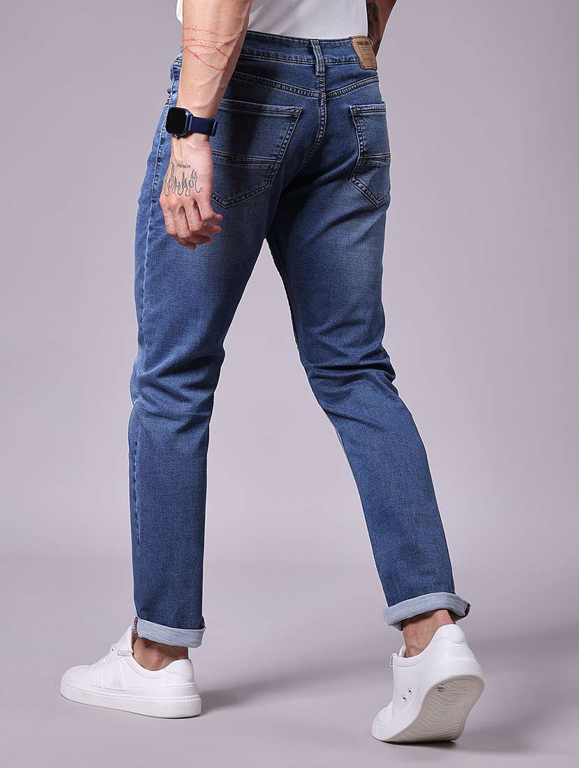 men washed mid rise full length jean - 21939672 -  Standard Image - 2