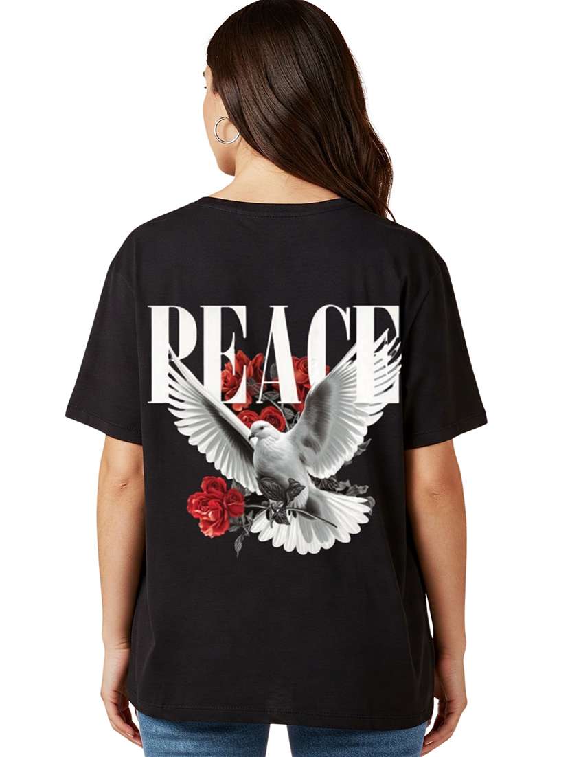 women graphic short sleeve oversized t-shirt - 21940263 -  Standard Image - 2