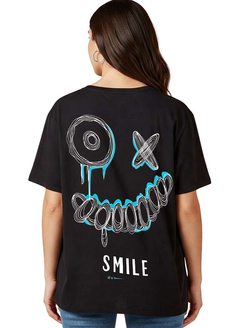 women graphic short sleeve oversized t-shirt - 21940265 -  Standard Image - 2