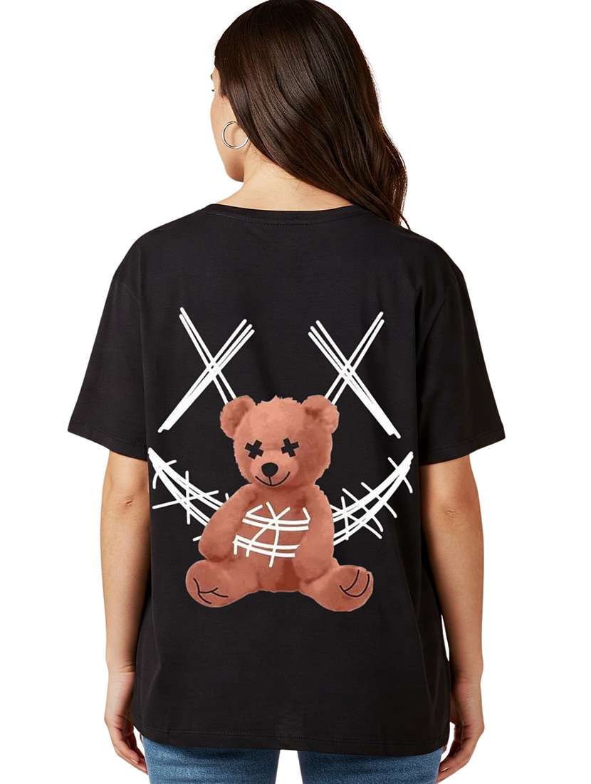 women graphic short sleeve oversized t-shirt - 21940266 -  Standard Image - 2