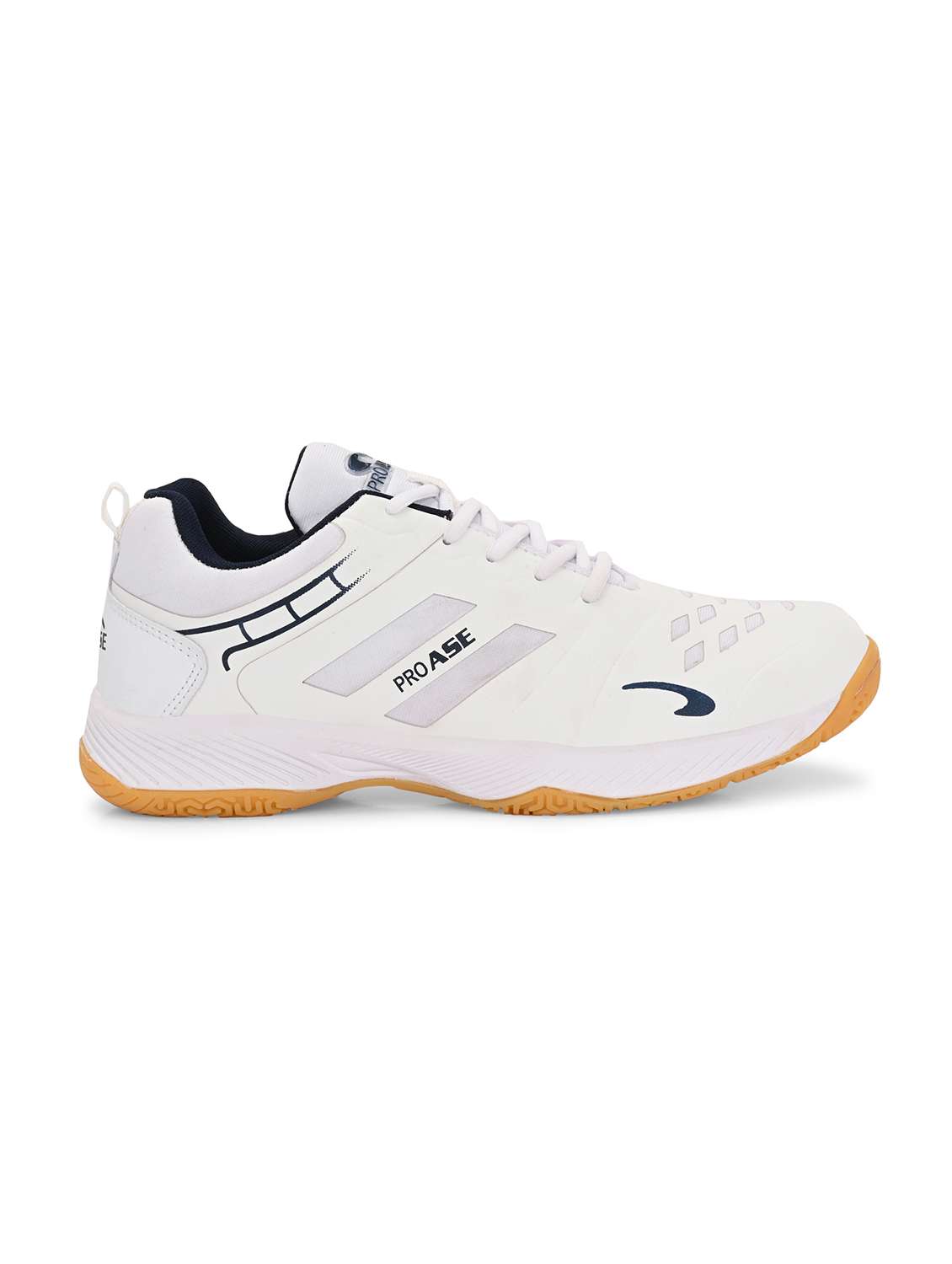 men white lace up sport shoe - 21940298 -  Standard Image - 2