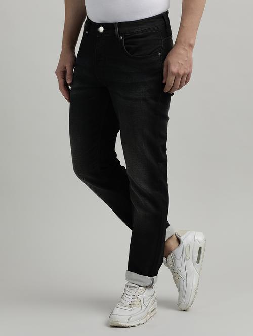 men mid rise full length denim jeans - 21940457 - Standard Image - 0