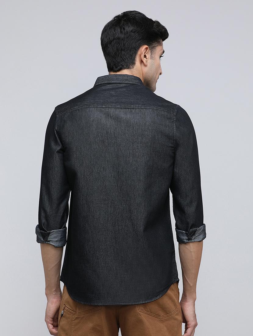 men printed long sleeve regular fit casual shirt - 21940474 - Standard Image - 2